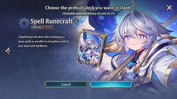 Spell Runecraft (prebuilt deck, Skybound Dragons) - Shadowverse: Worlds Beyond