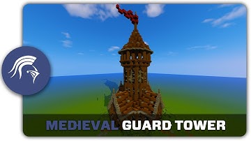 Minecraft Building Tutorial : How to build a Medieval Guard Tower