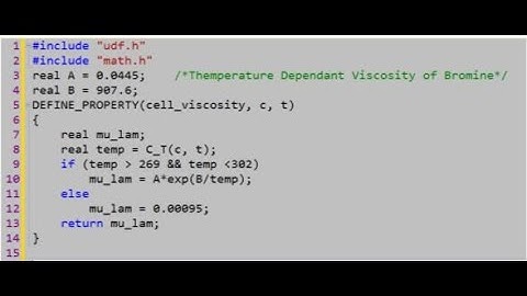 User-Defined Functions (UDFs) and their usage in ANSYS Fluent (Part -II)