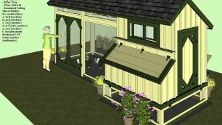 M200 - Backyard Chicken Coop Plans - How To Build A Chicken Coop