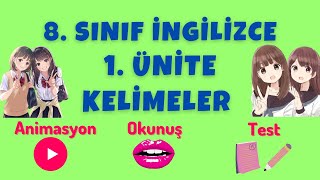 8. SINIF İNGİLİZCE 1. ÜNİTE KELİMELER | FRIENDSHIP