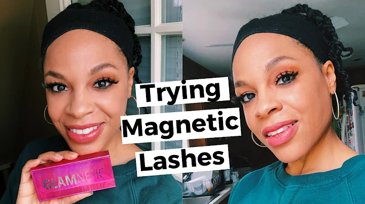 Trying VIRAL Instagram Products // GLAMNETIC Magnetic Lashes 😱 Does it ACTUALLY Stay On? Sweat Test