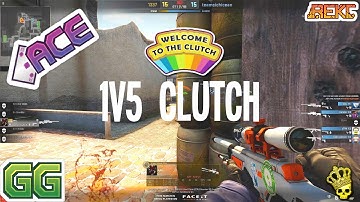 Outplayed | 1v5 Clutch | AWP Ace | Enemy Voice Ingame | FaceIt de_inferno