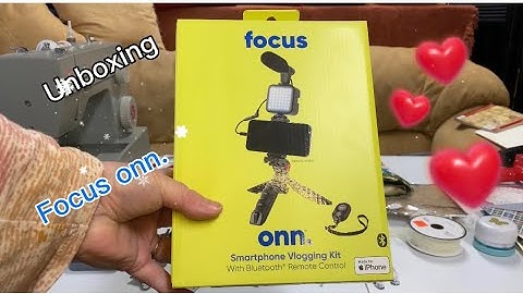 Focus onn. Smartphone Vlogging Kit Review Unboxing