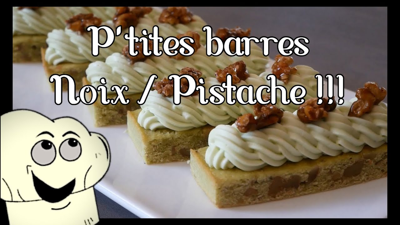 P'tites barres Noix / Pistache !!!