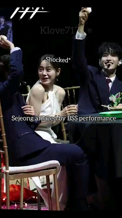 Sejeong reaction when BSS freeze their steps☺ #seventeen #hoshi #dk #seungkwan #kimsejeong