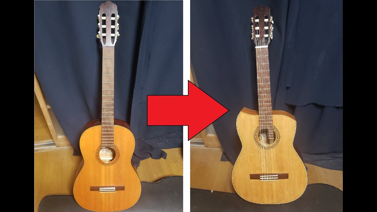 Converting a classical guitar into a terz guitar YouTube
