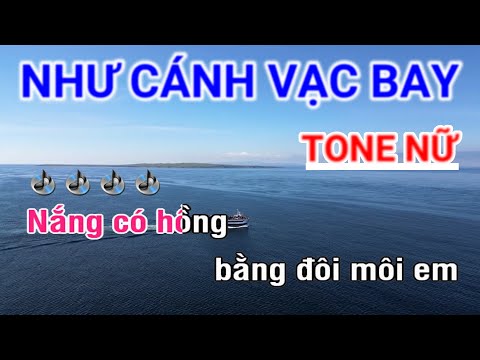 Video KARAOKE | NHƯ CÁNH VẠC BAY - TONE NỮ - youtube