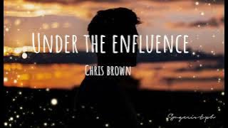 UNDER THE ENFLUENCE / CHRIS BROWN cover by AUW GENTA