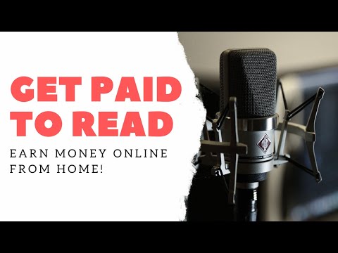 Make Money Reading Aloud! Make Money Online From Home!