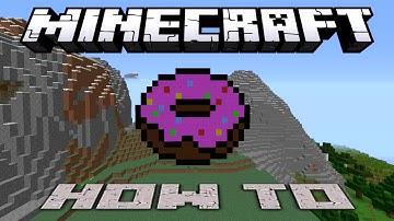 Minecraft ~8 Bit~ HOW TO : Donut ( Tutorial ) /W Killerkev