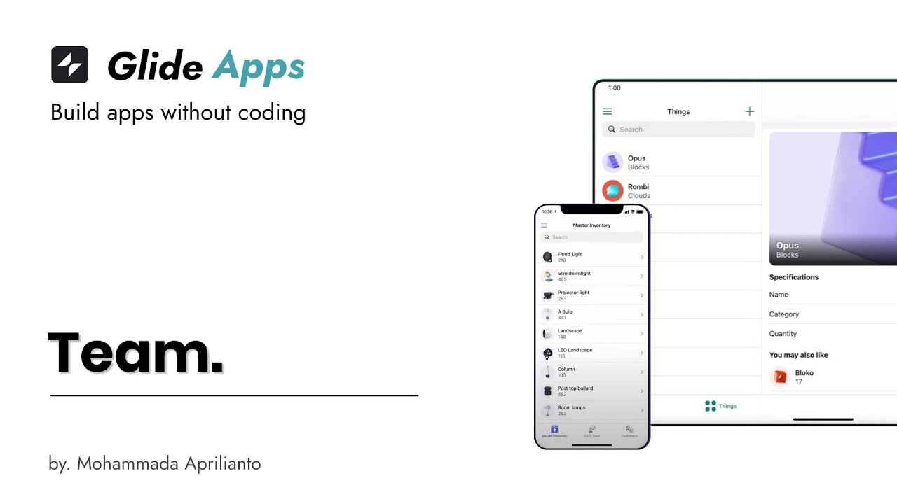 #2 Tutorial Glide Apps - Team (Bahasa Indonesia) - YouTube