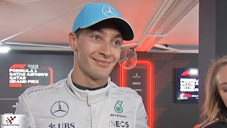 George Russell: Verstappen was clearly going too slow  | Post Qualifying Interview Qatar GP 2024