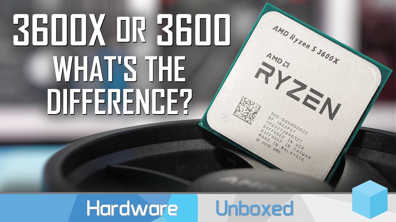 AMD 5 3600 3600X, Is The 'X' Worth It? -