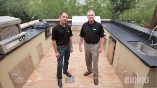 Roger Ramsey and Jesse Cravath from Ewing Irrigation share some outdoor kitchen design tips. Product Info: https://www.