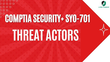 Threat Actors - CompTIA Security+ SY0-701 - 2.1