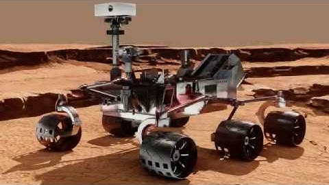 Rover Mars animation 4k rendering EEVEE