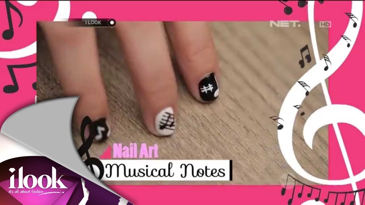 Nail Art Musical Notes iLook YouTube