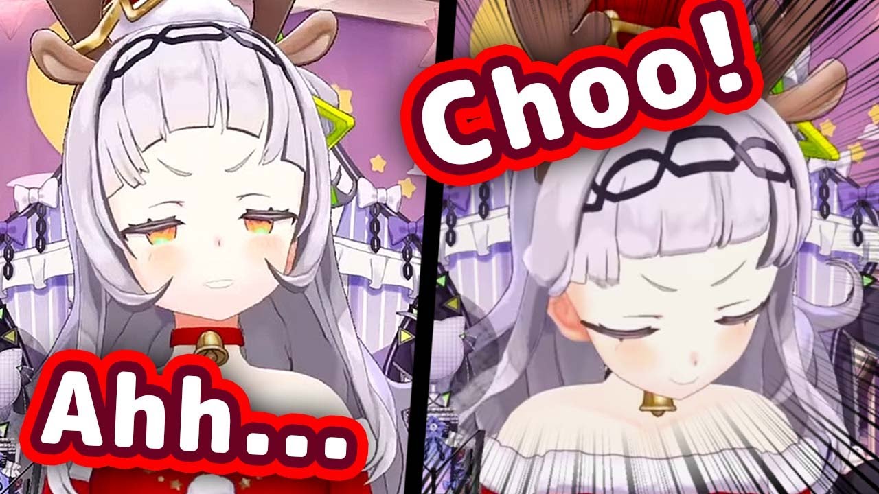 When Shion Sneezes Her 3D Model Shows All Her Movements 【ENG Sub/Hololive】