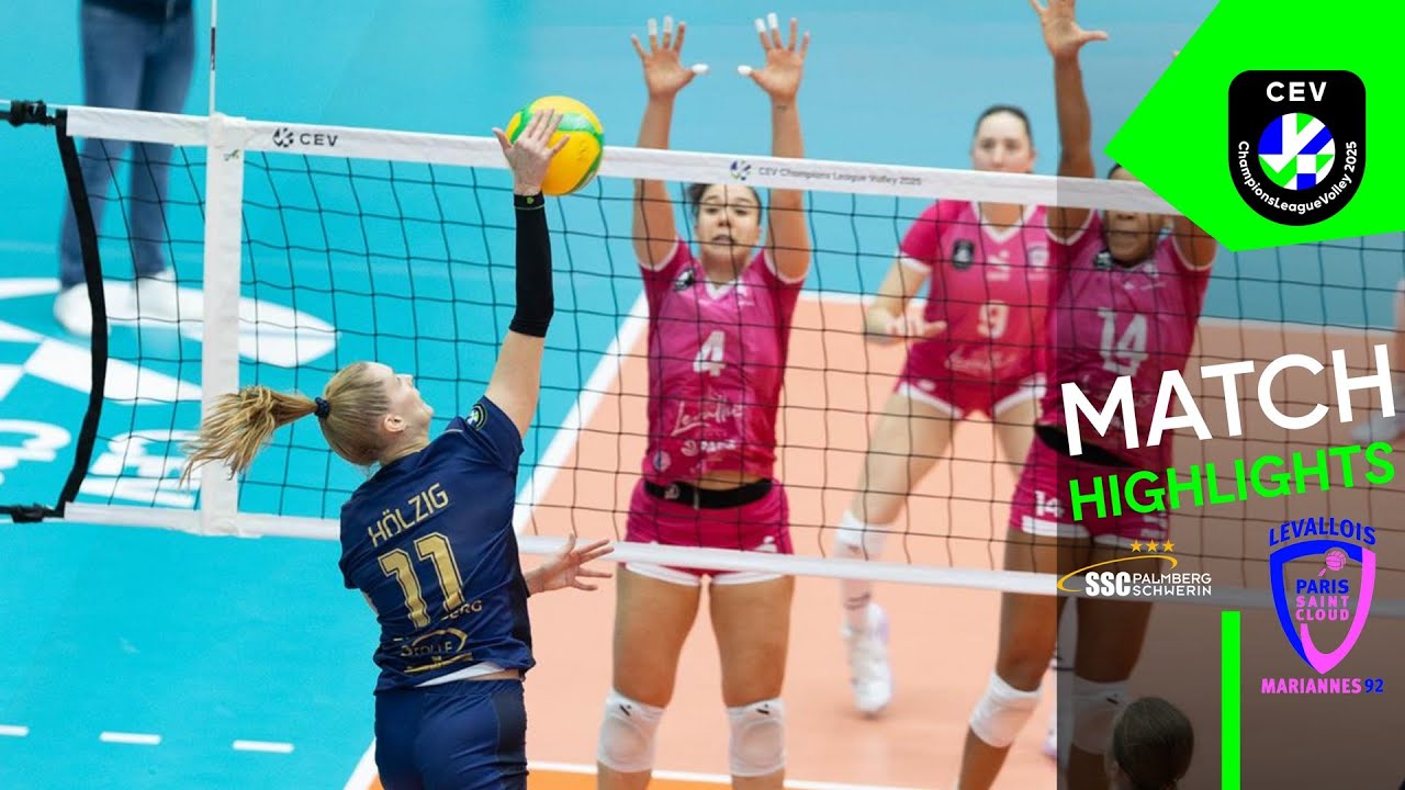 Highlights | SSC Palmberg SCHWERIN vs. LEVALLOIS PARIS Saint Cloud | CEV CL Volley 2025