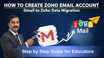 How to Create Zoho Account || Gmail to Zoho data Migration Step by Step by Guide