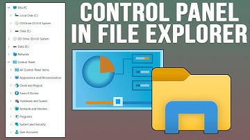 Add Control Panel Tools to the File Explorer Navigation Pane