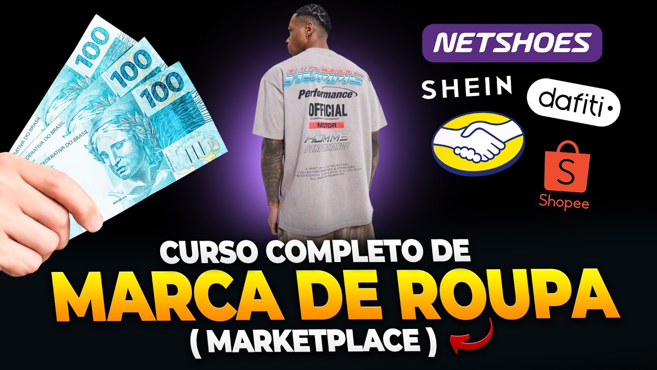 CURSO GRATUITO - COMO CRIAR UMA MARCA DE ROUPA (MARKETPLACE) - YouTube