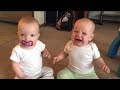 Funniest TWIN Baby Girls Fighting Over Pacifier