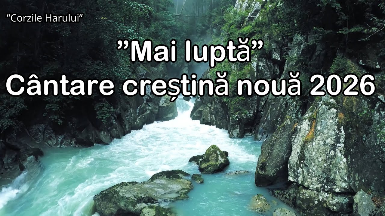 ”Mai luptă” cântare creștină nouă 2026