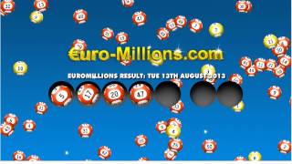 EuroMillions Results 13th August 2013