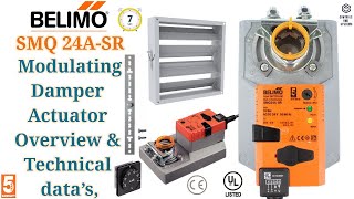 Belimo SMQ 24A-SR Modulating Damper Actuator | Complete Overview & Technical Data
