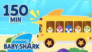 [ALL] The Baby Shark Bus Goes Round and Round! | +Compilation of Stories | Baby Shark Official
