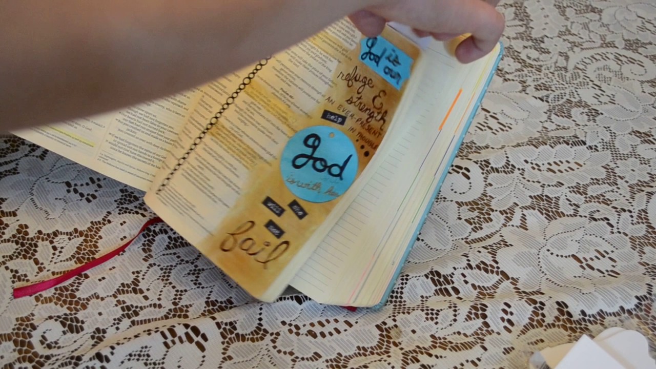 Bible Journaling: How to Journal and Create Tip-Ins - YouTube