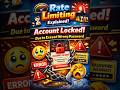 Why Account Block after Multiple Wrong Password Attempt | Rate Limiting | How Hacker bypass it 🧐