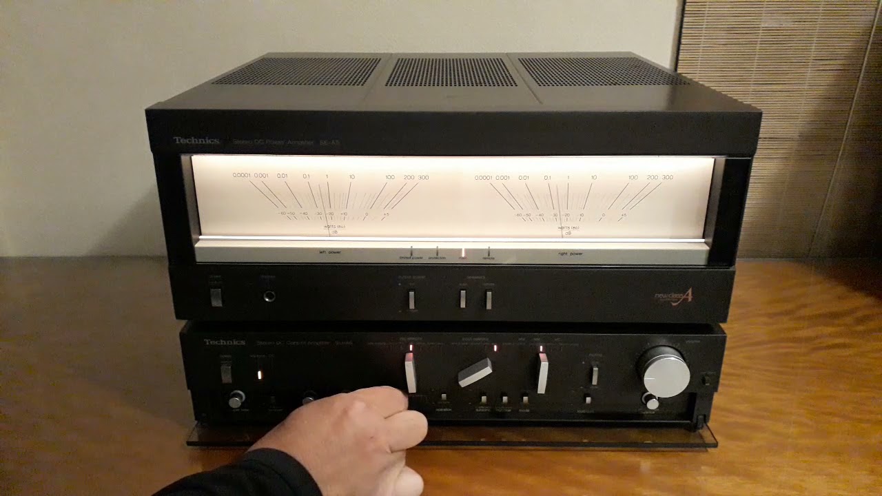 TECHNICS SE-A5 y SU-A6 - YouTube