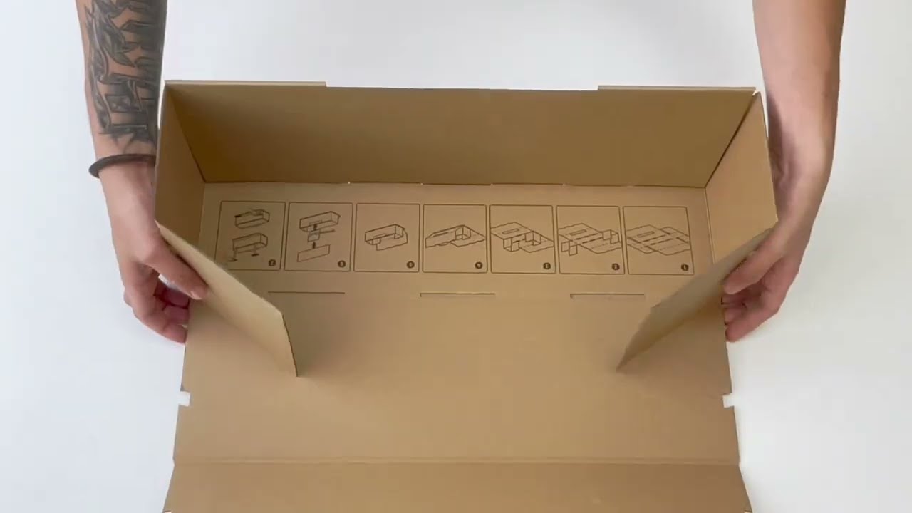 その他 TFW49 CARDBOARD SET UP UNBOXING | Setting up the cardboard trash can - YouTube