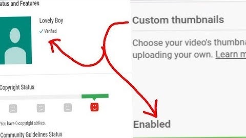 How to Enable custom thumbnail on youtube on mobile in hindi |custom thumbnail | verify channel |