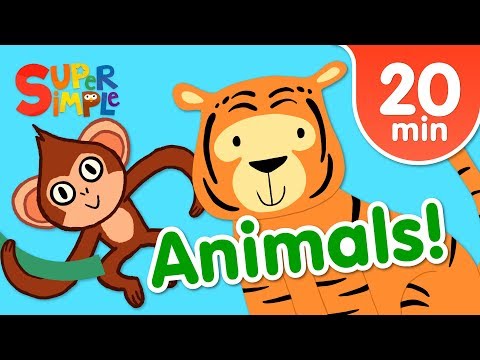 Our Favorite Animals Songs For Kids | Super Simple Songs