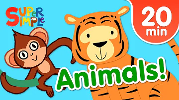 Our Favorite Animals Songs For Kids | Super Simple Songs