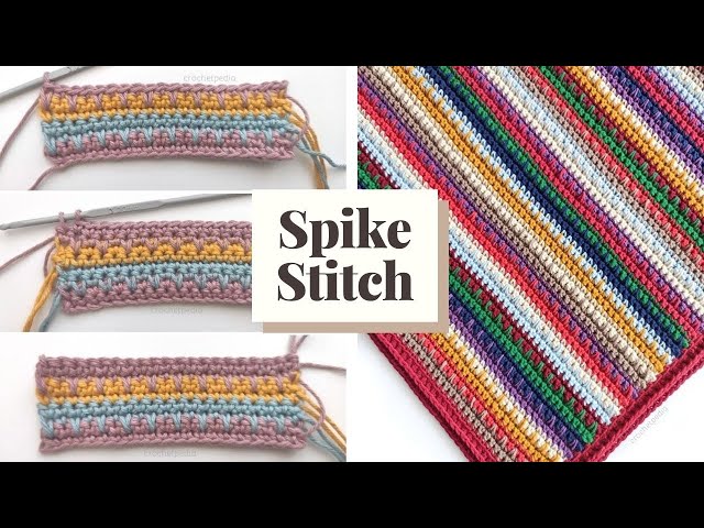 Baby Spike Stitch Blanket  Knitting needles sizes, Blanket, Soft pastel