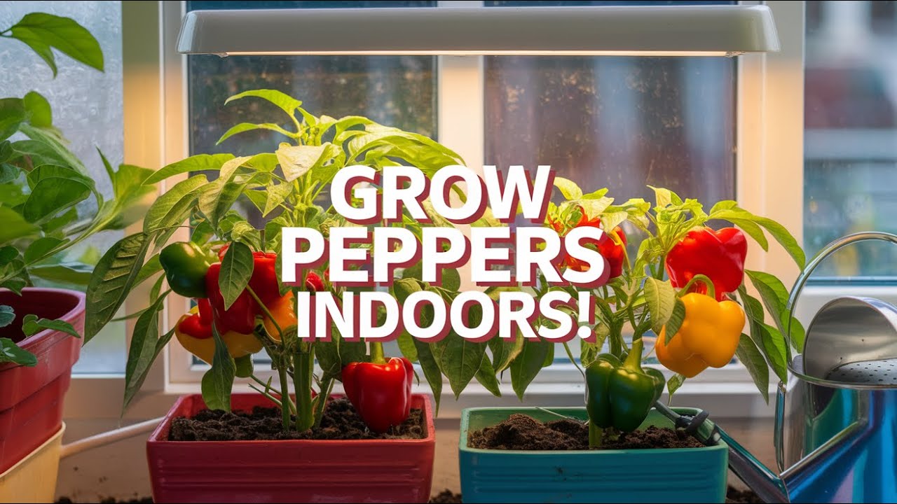 How to Grow Peppers Indoors for a Bountiful Harvest - YouTube