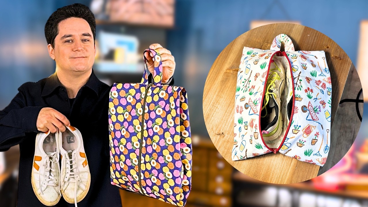 Sac à Chaussures Facile - Tuto Couture