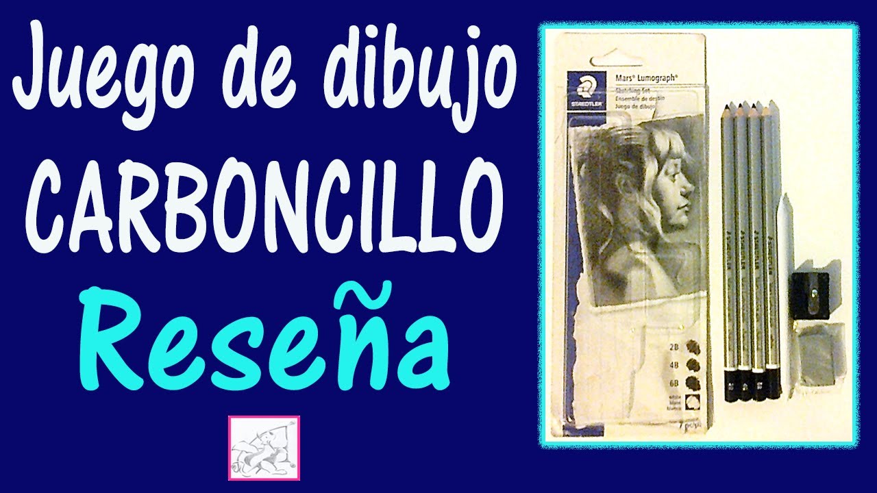 Staedtler Mars Lumograph Charcoal RESEÑA Lápices de carboncillo Juego de dibujo