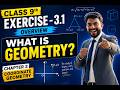 9th Math Exercise - 3.1 Overview || What is Geometry ? || Chapter - 3 (Coordinate Geometry) ||