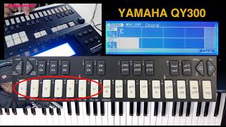 4th] YAMAHA QY300 Tutorial Step Chord Rec - YouTube