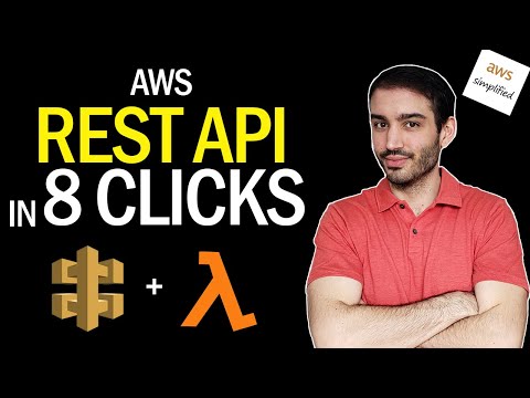 Create a REST API on AWS in 8 clicks | Step by Step Tutorial