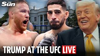 LIVE: Justin Gaethje and Ilia Topuria headline Trump’s UFC night at the White House