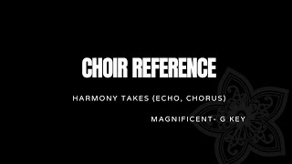 Magnificent (G key) Alto Echo & Chorus Reference