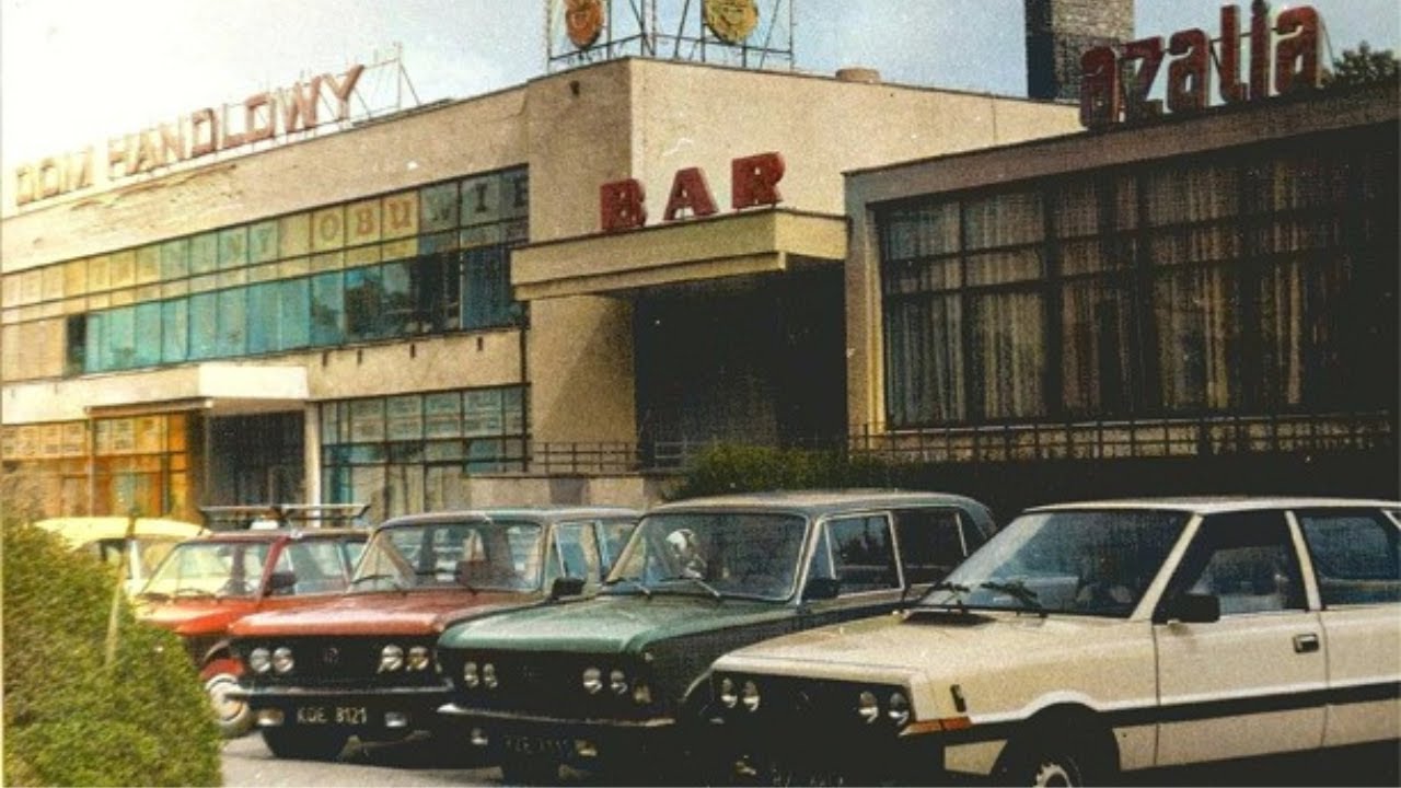 Żołynia na starej fotografii w kolorze (woj. Podkarpackie)