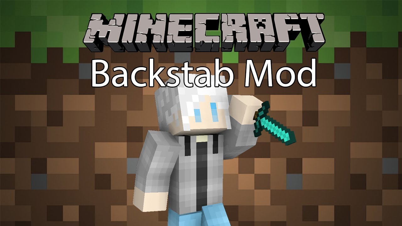 Minecraft Mod รีวิว Mod แทงข้างหลัง Backstab Mob [1.12.2] YouTube